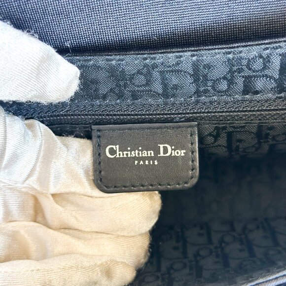 Christian Dior Navy Nylon Bag - Picture 15 of 16